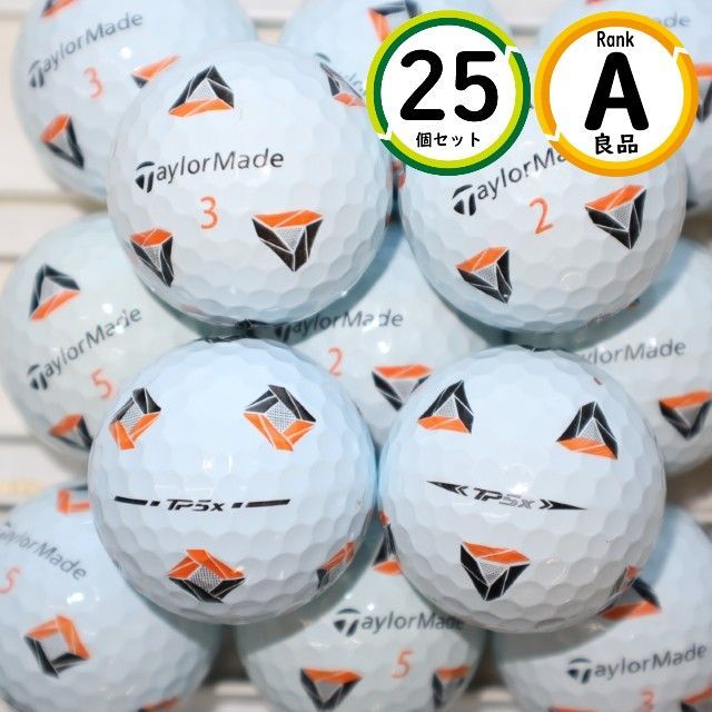 Aランク 25個 TP5X pix テーラーメイド ホワイト TAYLORMADE ロストボール ゴルフボール
