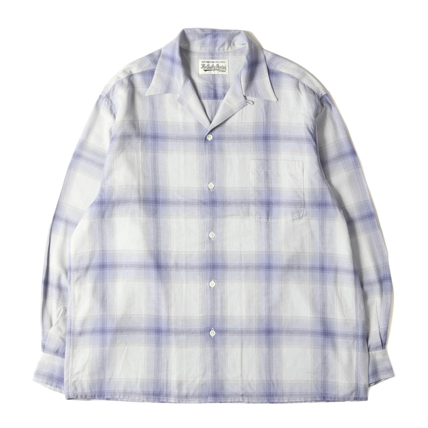 美品 WACKO MARIA ワコマリア シャツ サイズ:XL 23SS オンブレチェック