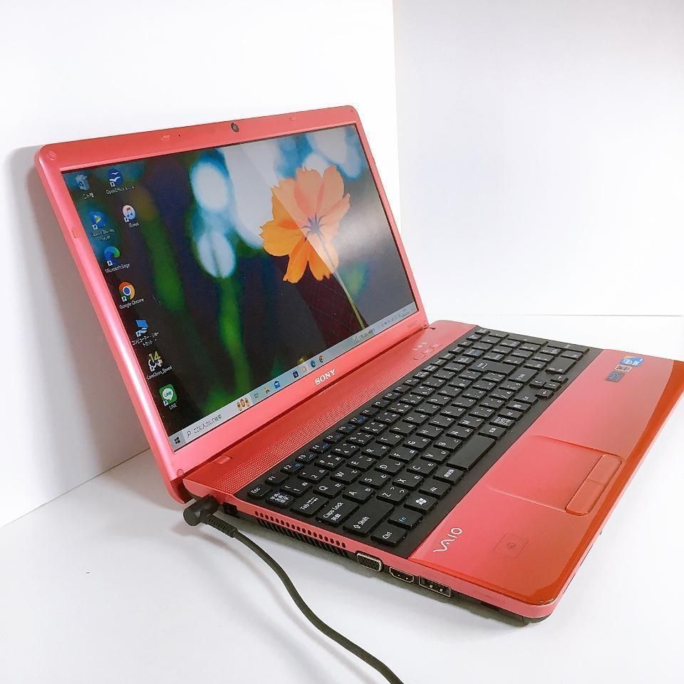 人気のレッド！すぐに使える初期設定済 sony vaio PCG-71311N i5 メモリ 8GB Windows 10 - メルカリ