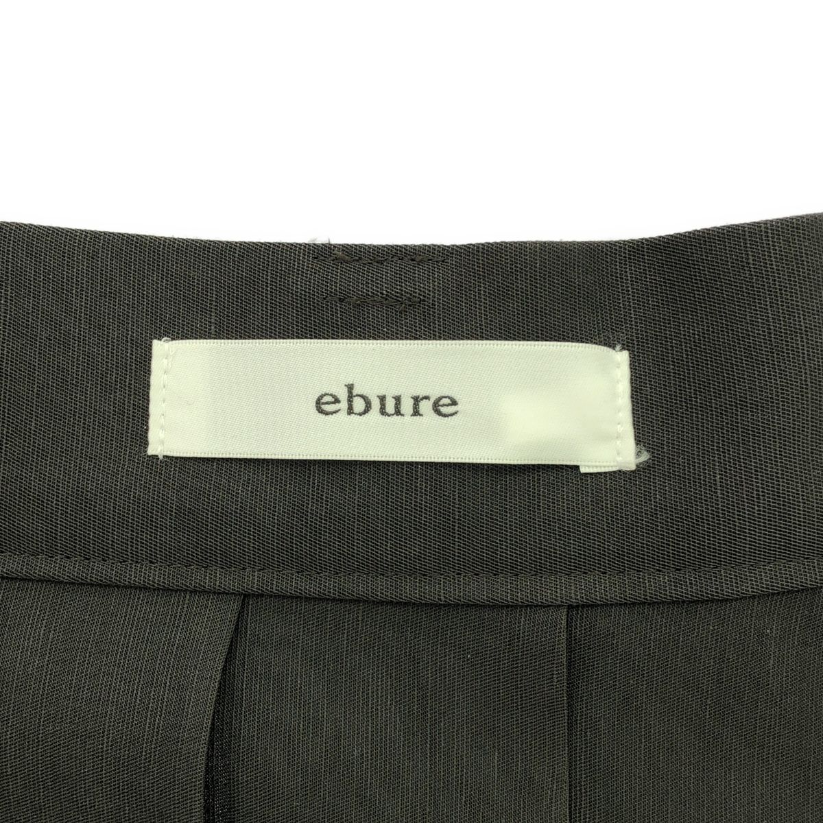 ebure / エブール | 2024SS | リネンアセテート プリーツ
