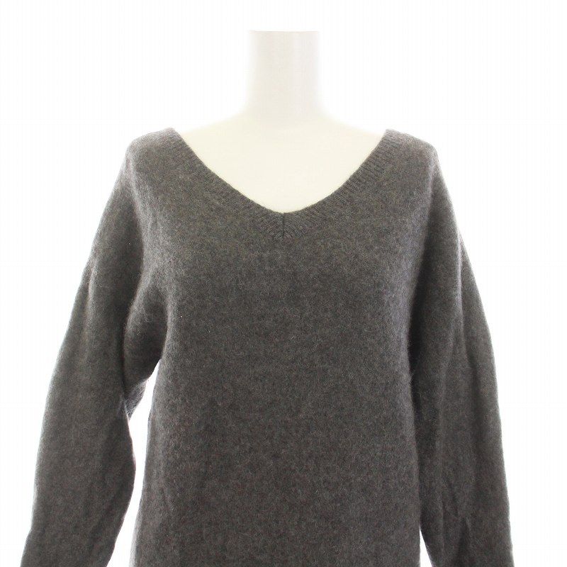 美品✨Curensology カレンソロジー ヤクロングニットワンピース グレー カレンソロジー Curensology グレー ニット ワンピース - メルカリ