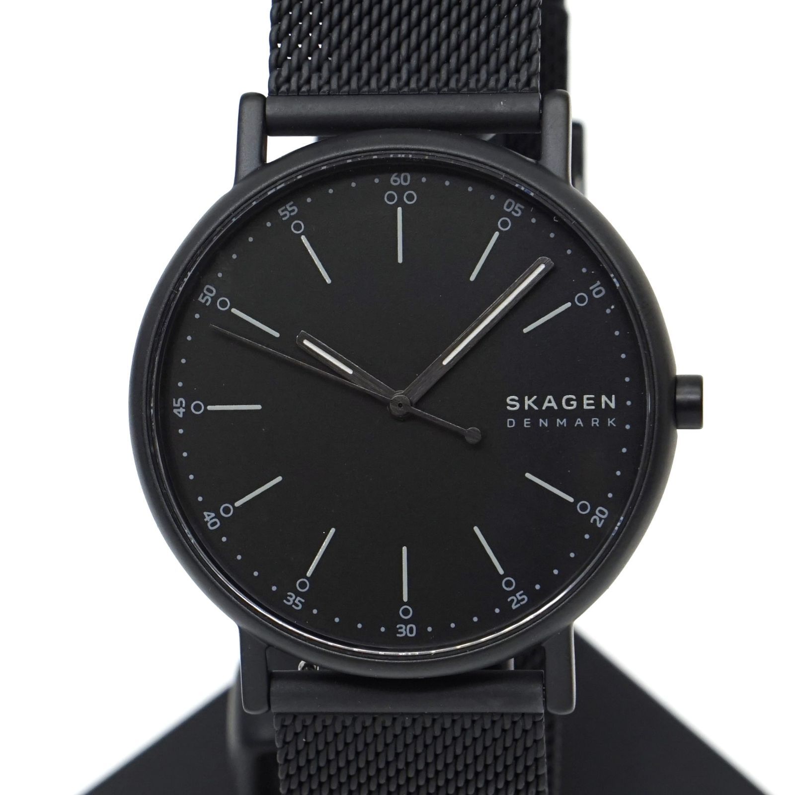 SIGNATUR 三針 ミッドナイト スチールメッシュウォッチ