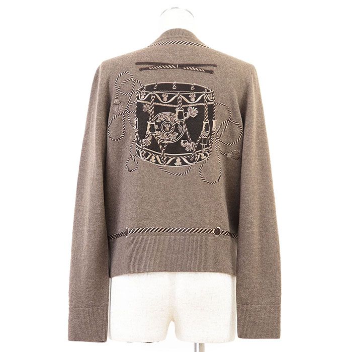 新品同様】HERMES PARIS エルメス パリ カーディガン ニット レ