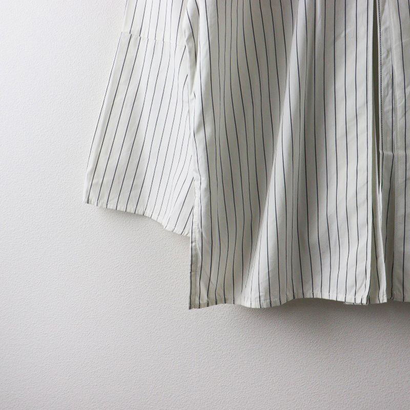 【Cloth＆Cross/ハグオーワー】ストライプブラウス ハグオーワー フリルブラウス ストライプ Cloth&Cross - メルカリ