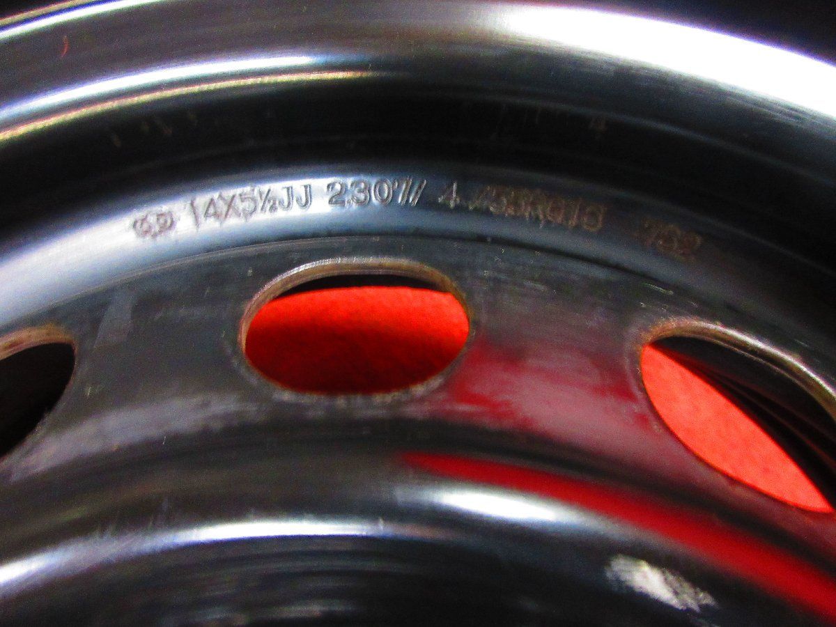 ホンダ モビリオ フィット 純正 スチール 14x5.5+45 4H100 1台分