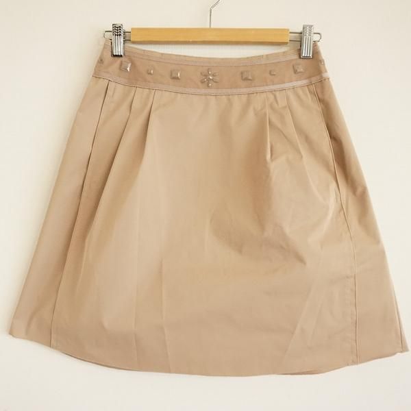 anc フォクシーニューヨーク FOXEY NEW YORK スカート 38 ベージュ