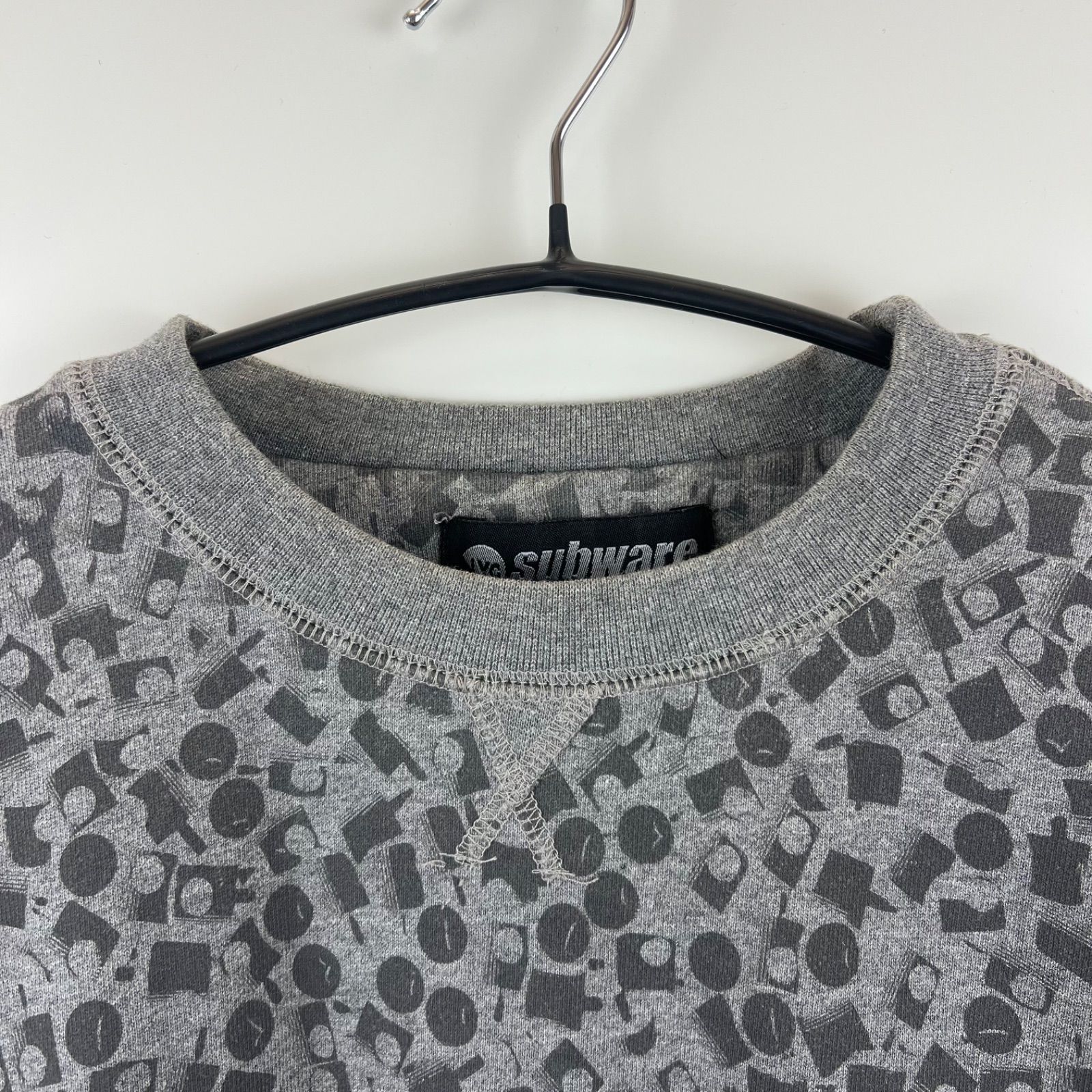 SUBWARE 00s archive SPRAY CAP print sweatshirt L STASH RECON 