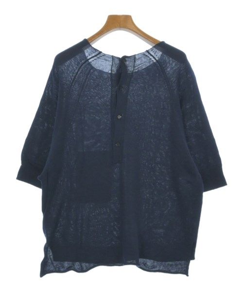 Y&#39;s - Y&#39;s ワイズ ニット・セーター XL 青 【古着】【中古】【送料無料】 croft&barrow 90年代 ネイビー コットン ニットセーター XL
