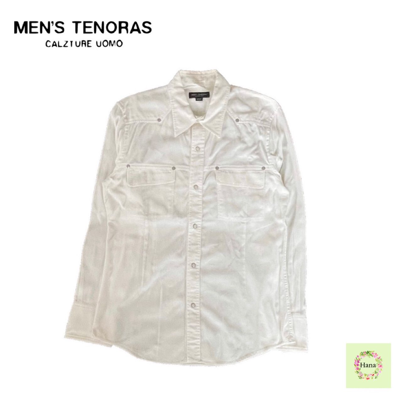 MEN'S TENORAS メンズティノラス コットン シャツ ワイシャツ Yシャツ ...