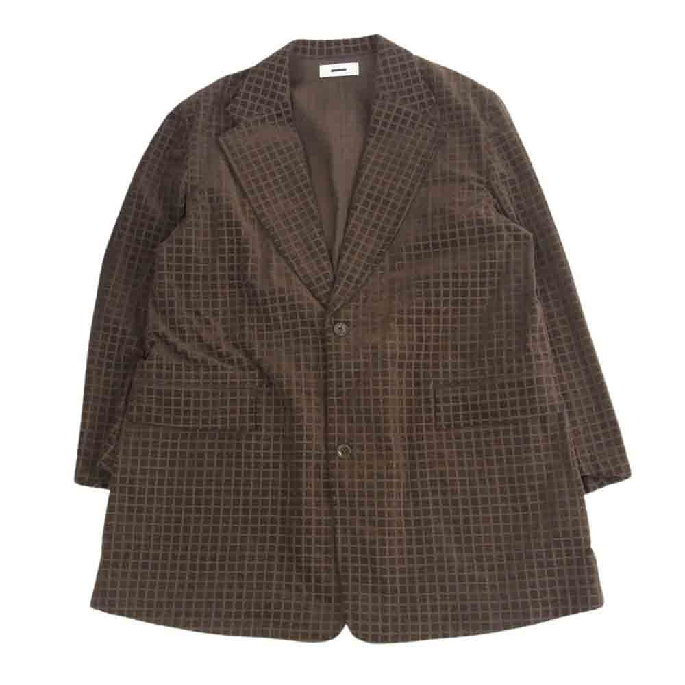 GRID CORDUROY LONG JACKET reverberate