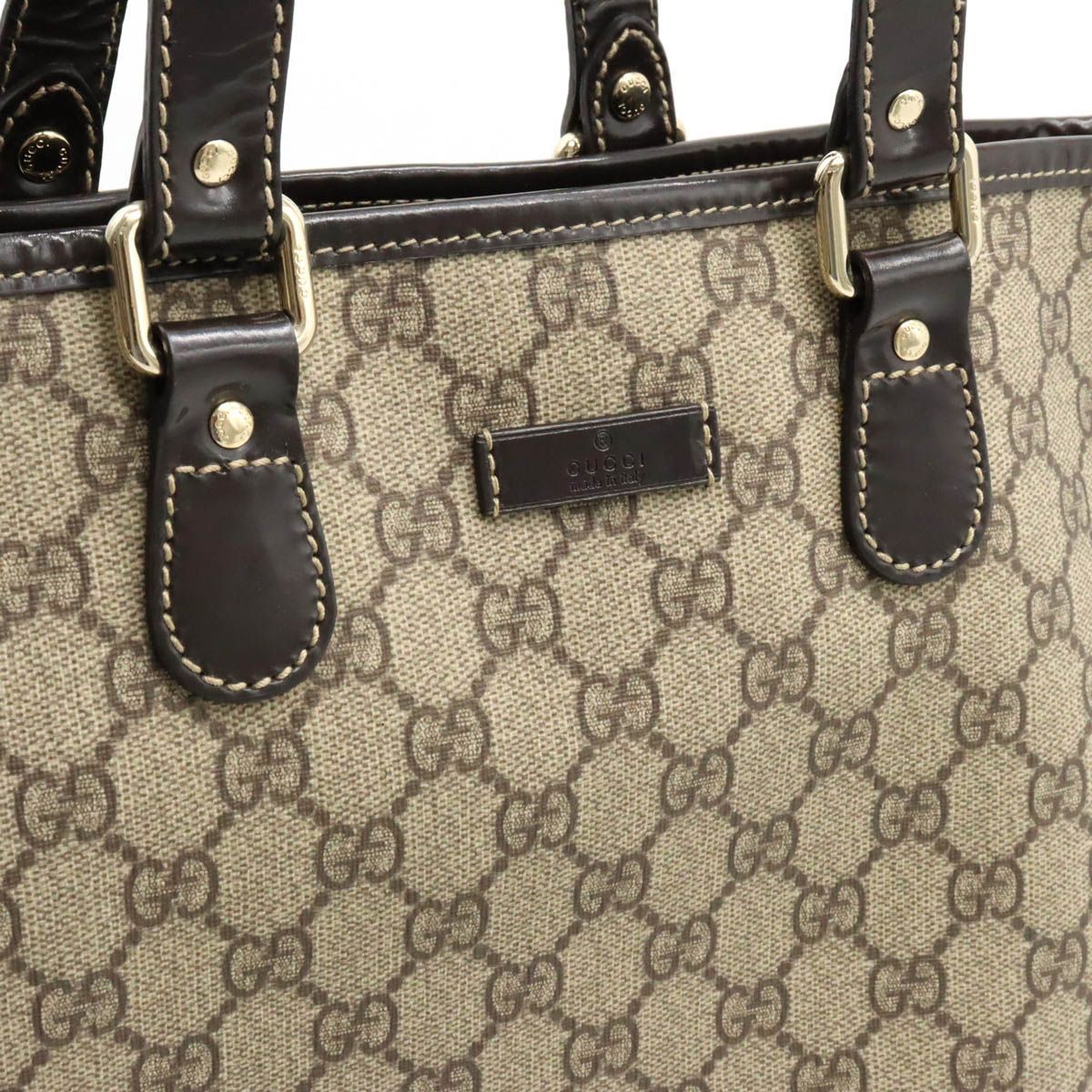 GUCCI グッチ GGスプリーム GGプラス トートバッグ ショルダーバッグ  