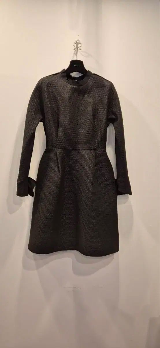 LANVIN ランバン S ジャガード ボリュームフィット ストレッチワンピース