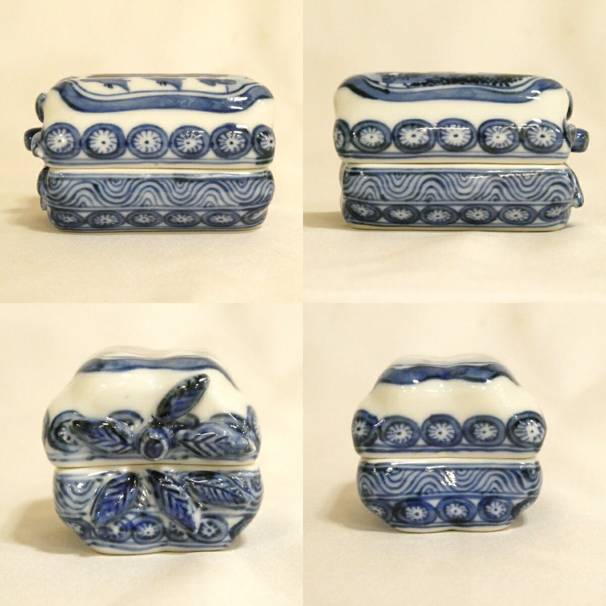 七月の特売品】高野昭阿弥作 祥瑞写 横瓜香合【中古 美品