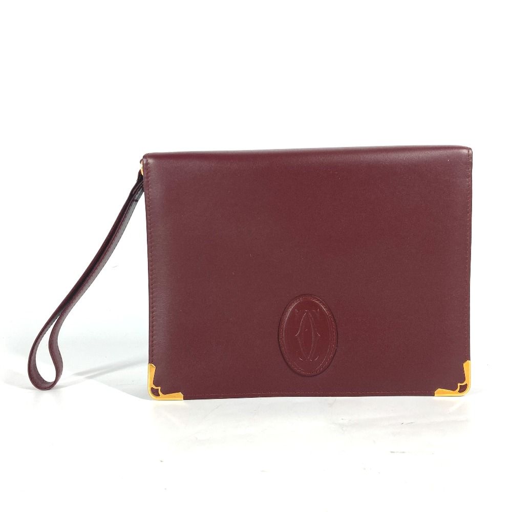 CARTIER カルティエ クラッチバッグ マストライン レザー - メルカリ