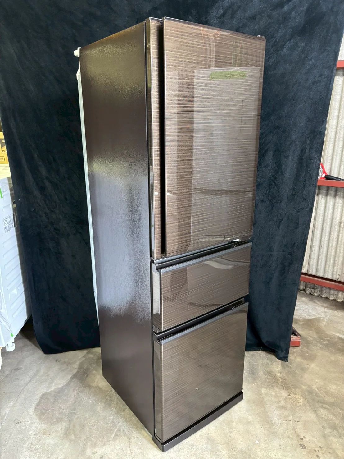 三菱 冷蔵庫 MR-CX30BKF-BR 300L 右開き