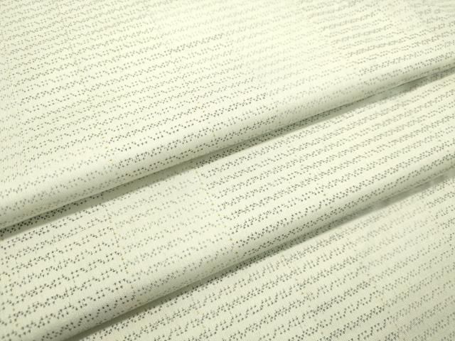 平和屋着物○本場大島紬 白大島 9マルキ 幾何学文様 正絹 逸品 DAAT1460tw