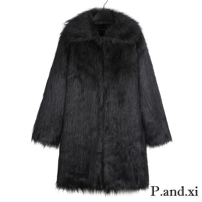 毛皮コート ファーコート メンズ アウター ロングコート ロング丈