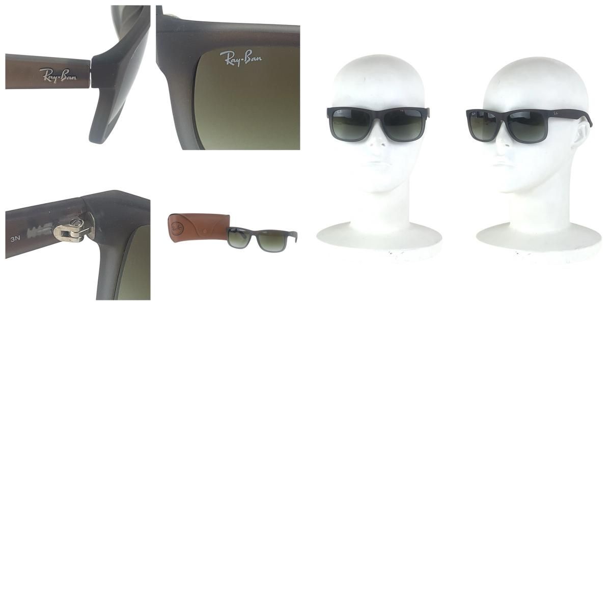 Ray-Ban レイバン JUSTIN グレー シルバー金具 プラスチック 54□16  