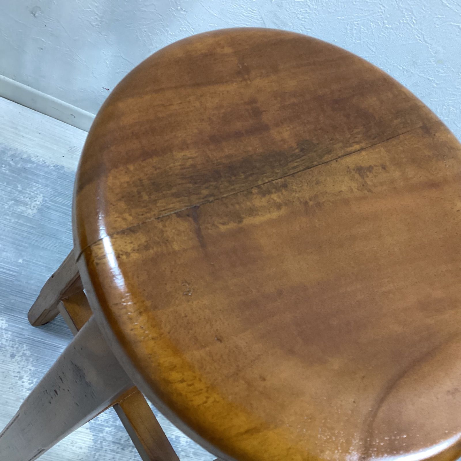 昭和レトロ(A) カウンタースツール　アンティーク　丸イス　古道具 51pvGgyosqL._AC_UF894,