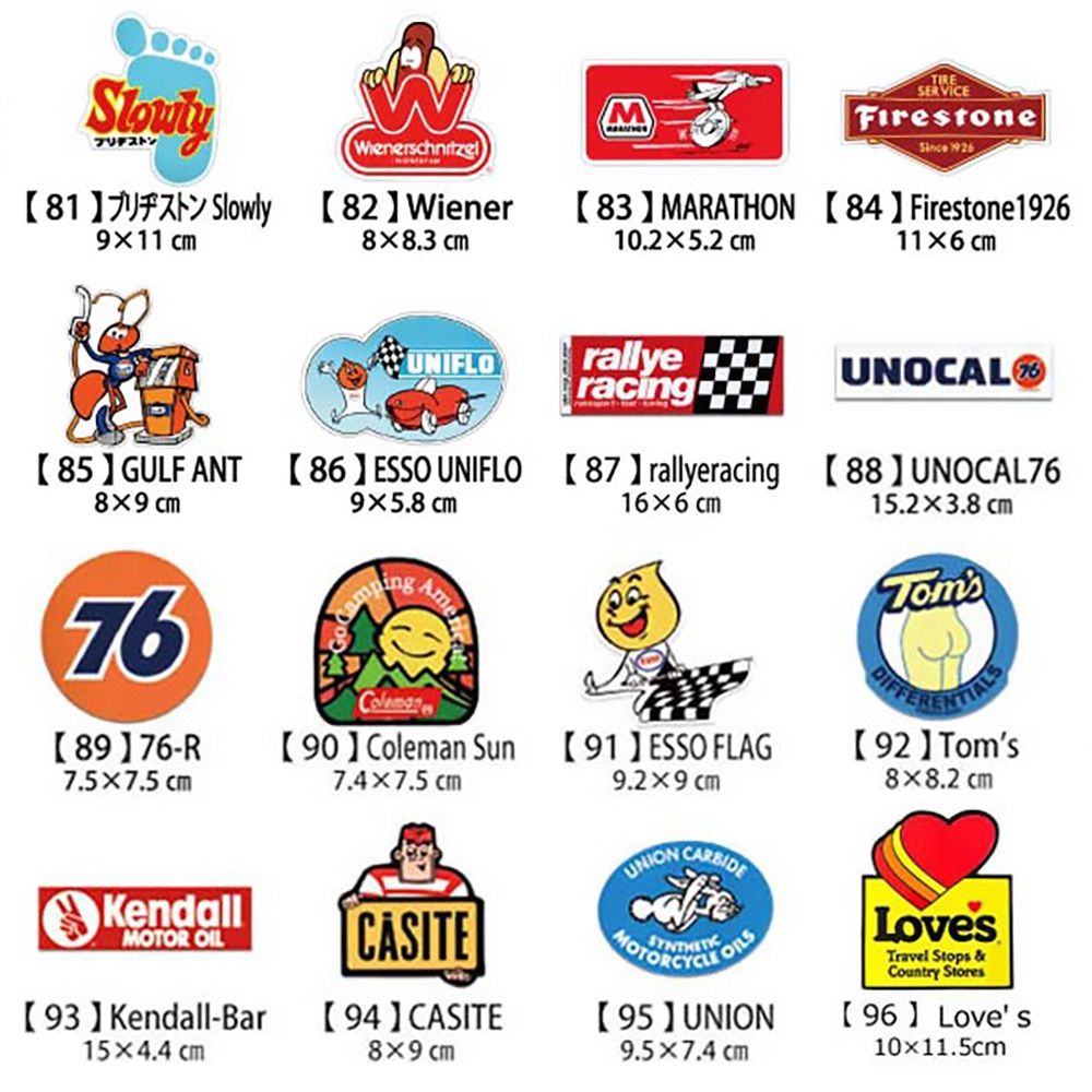 選べる アメリカンレーシングステッカー1枚 ステッカー
