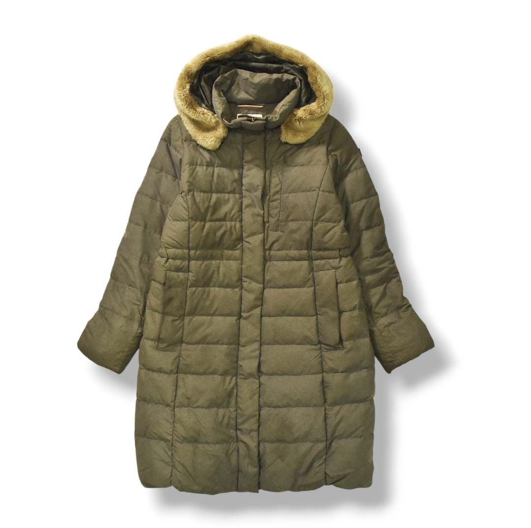 新品、未使用！エーグルファー付きダウンコート 定番】 エーグル AIGLE ロングジャーニー ダウンコート ジャケット