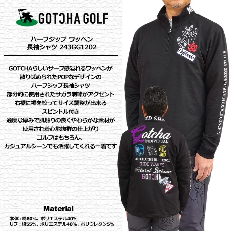 カラー・サイズ選択可】 GOTCHA GOLF ガッチャゴルフ メンズ