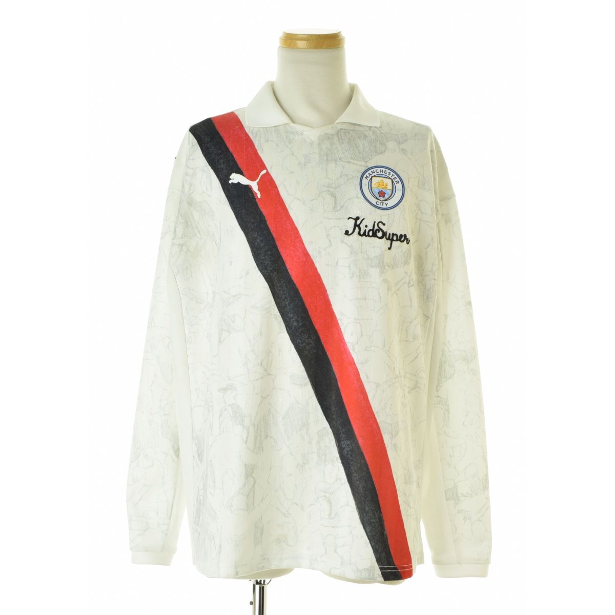 マンチェスター・シティ 長袖シャツ PUMA×KIDSUPER】606850-07 マンチェスター・シティ MCFC レトロ