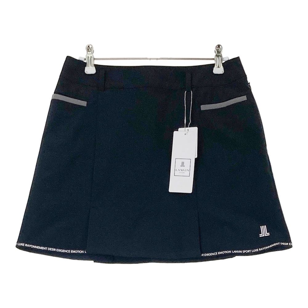 サイズ L LANVIN SPORT ランバン スポール スカート ブラック系 240101529720 ゴルフウェア レディース ストスト