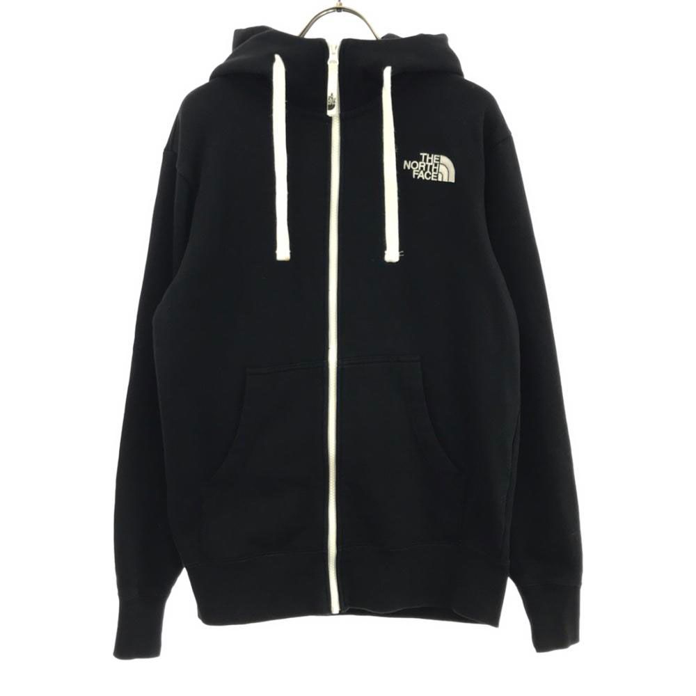 ザノースフェイス NT62130 ロゴ 長袖 ジップパーカー S ブラック THE NORTH FACE アウトドア　NT62130 メンズ