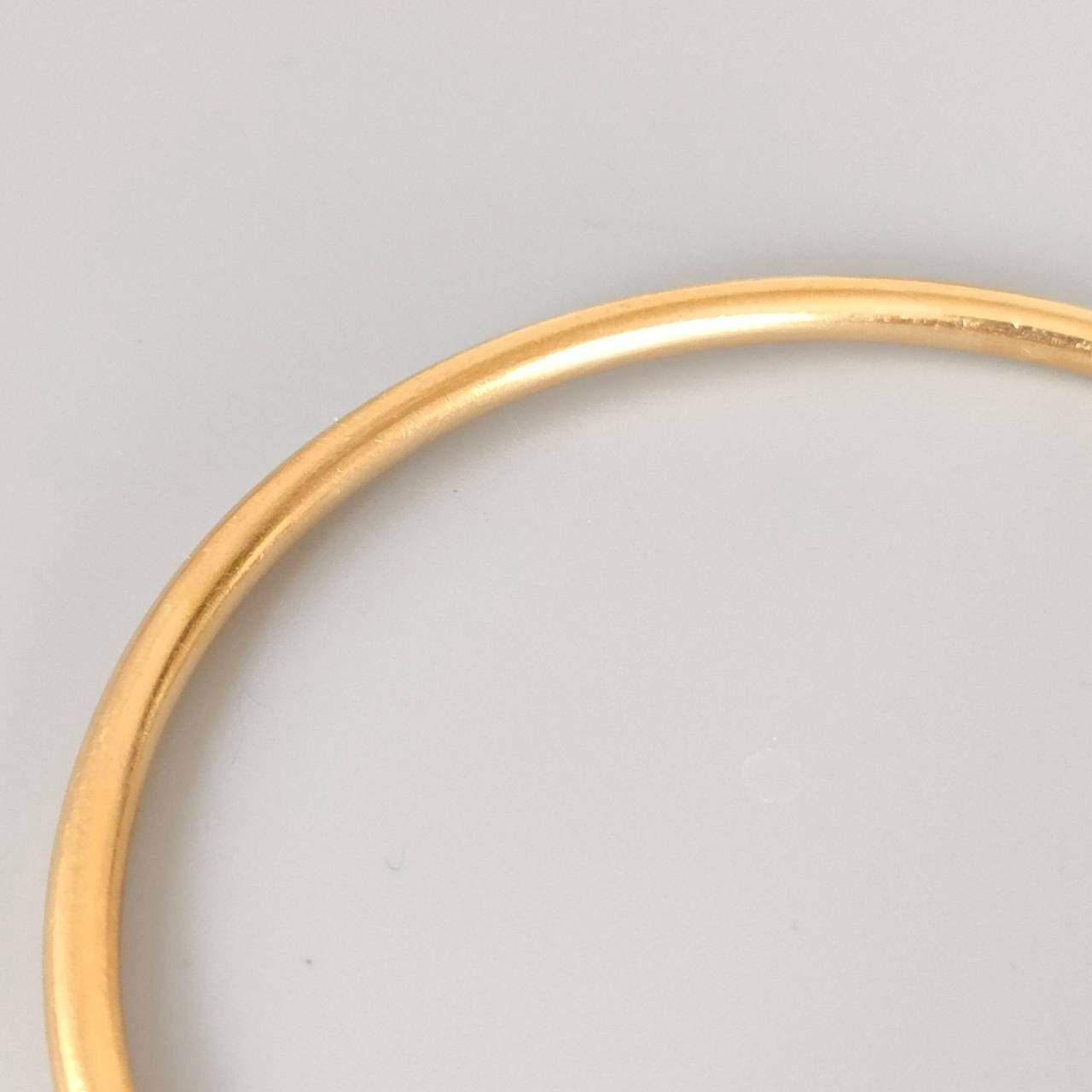 18金 K18 男女兼用 島田貴金属 バングル 6.2ｇ C981 FORTGASGNV_COM_BR