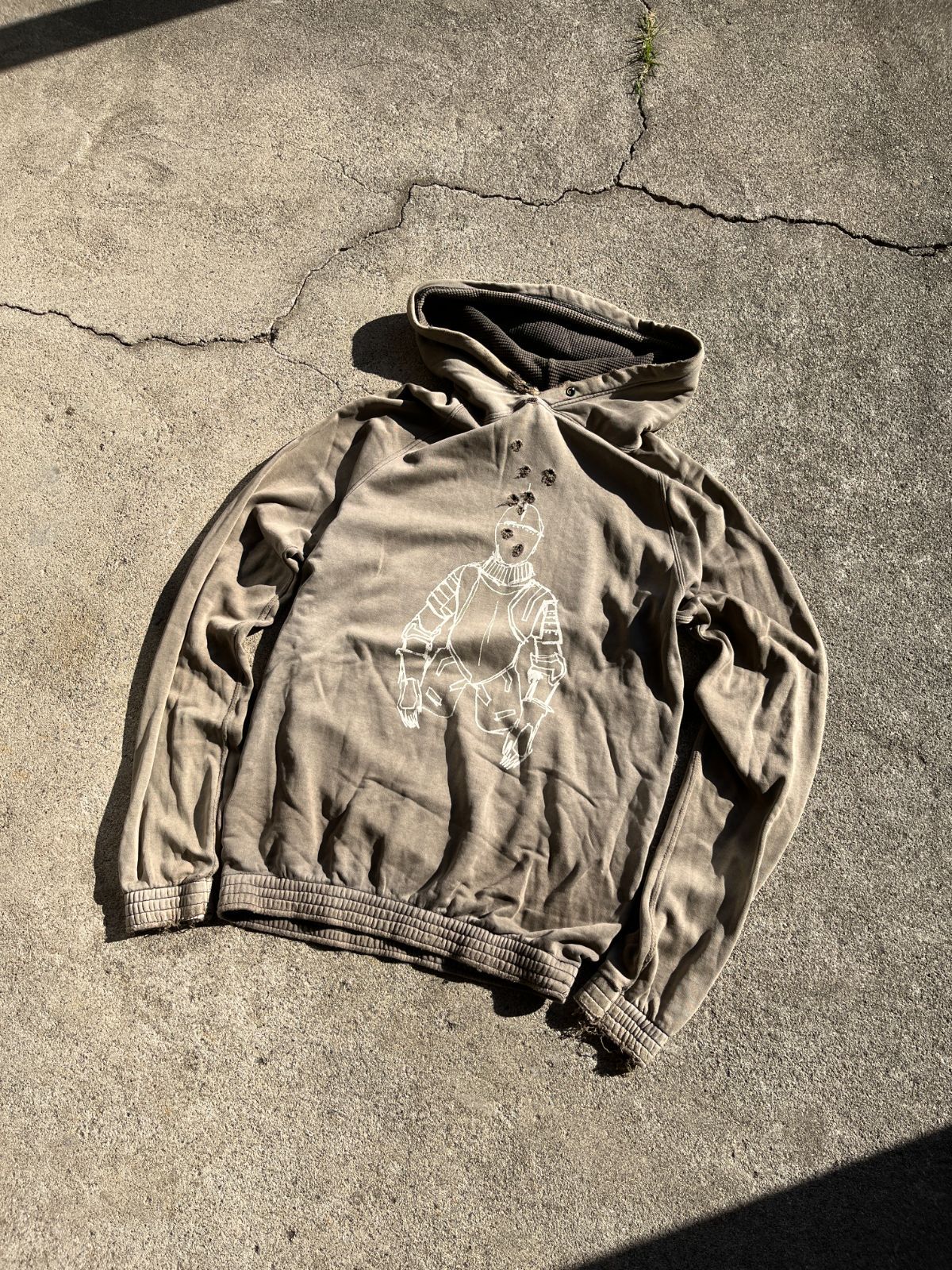 2001SS Number (N)INE TIME MIGRATION  Giovanni Knight Hoodie ナンバーナイン タイム期 希少ビッグサイズ ジオバーニナイトパーカー 日本製