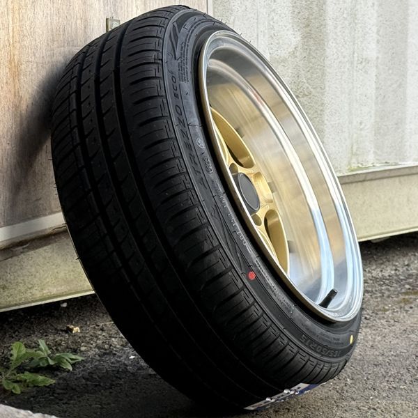 在庫僅か 新品 タイヤホイール4本セット 15インチ 8J ±0 PCD 100 114.3