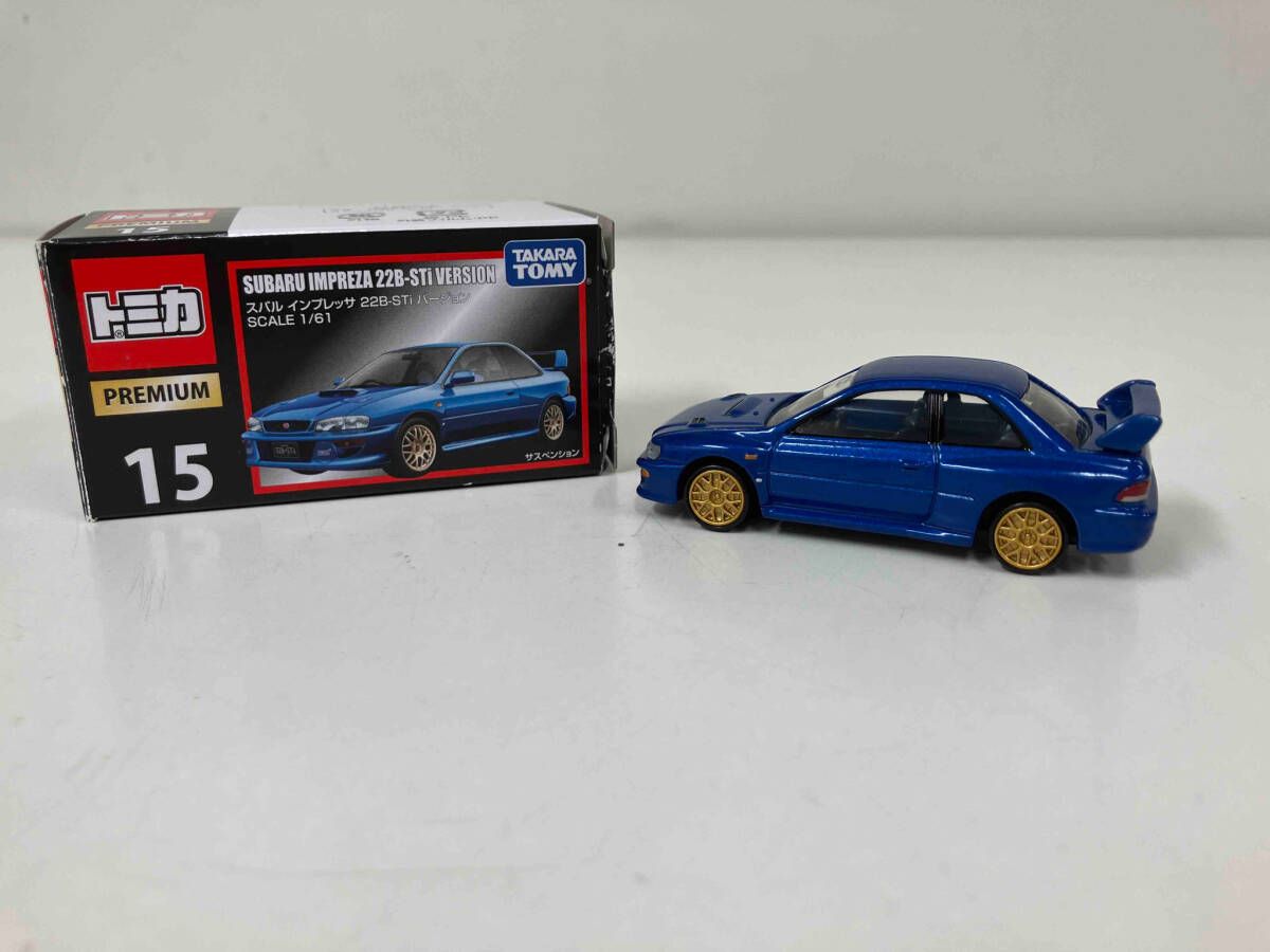 トミカ No.15 スバル インプレッサ 22B-STiバｰジョン トミカプレミアム