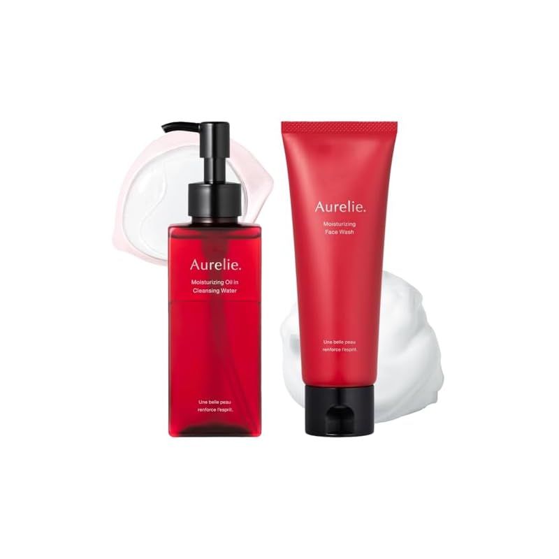 MEGUMI開発 Aurelie オレリー クレンジング＆フェイスウォッシュセット 保湿 洗顔 メイク落とし 1
