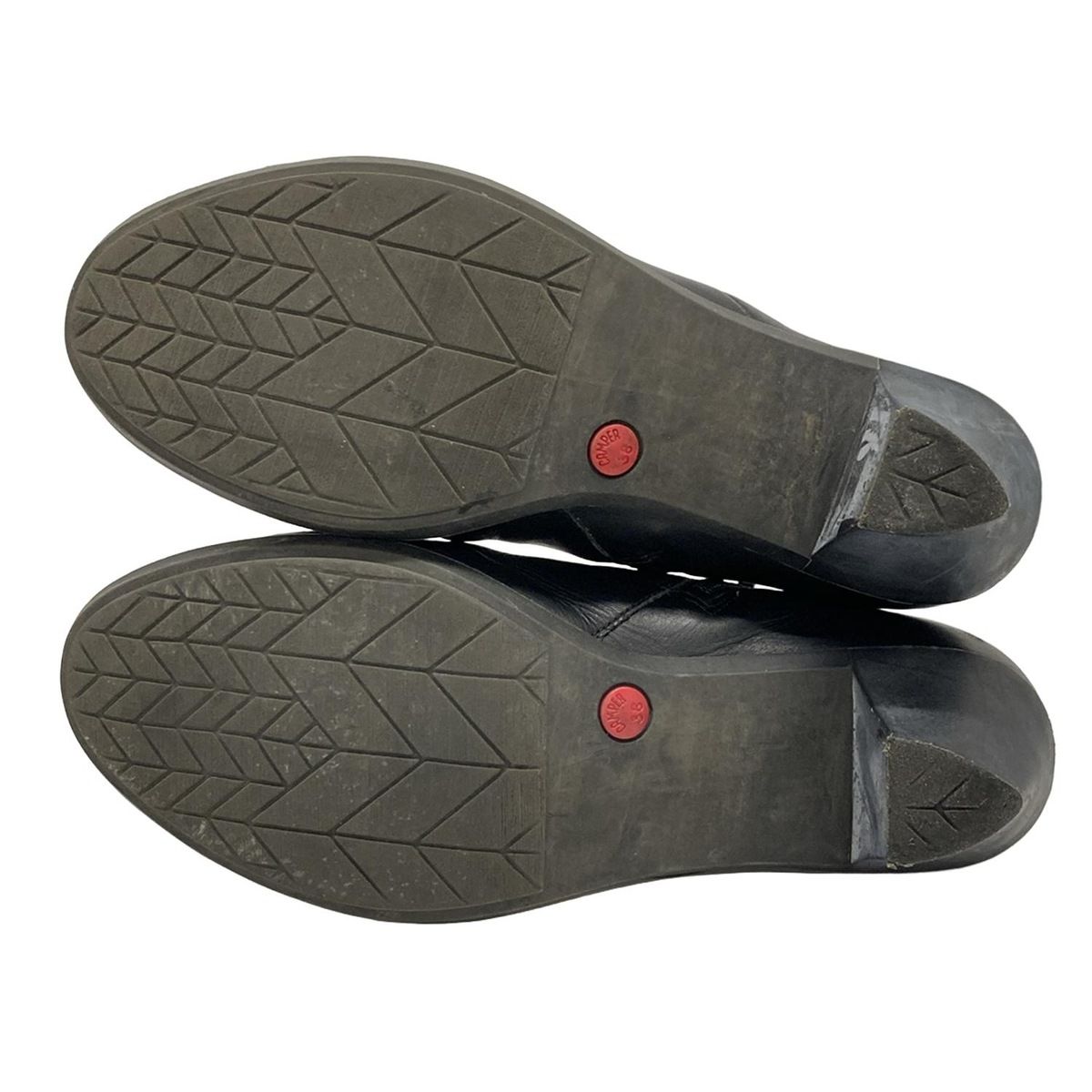CAMPER(カンペール) ショートブーツ 38 レディース - 黒 レザー