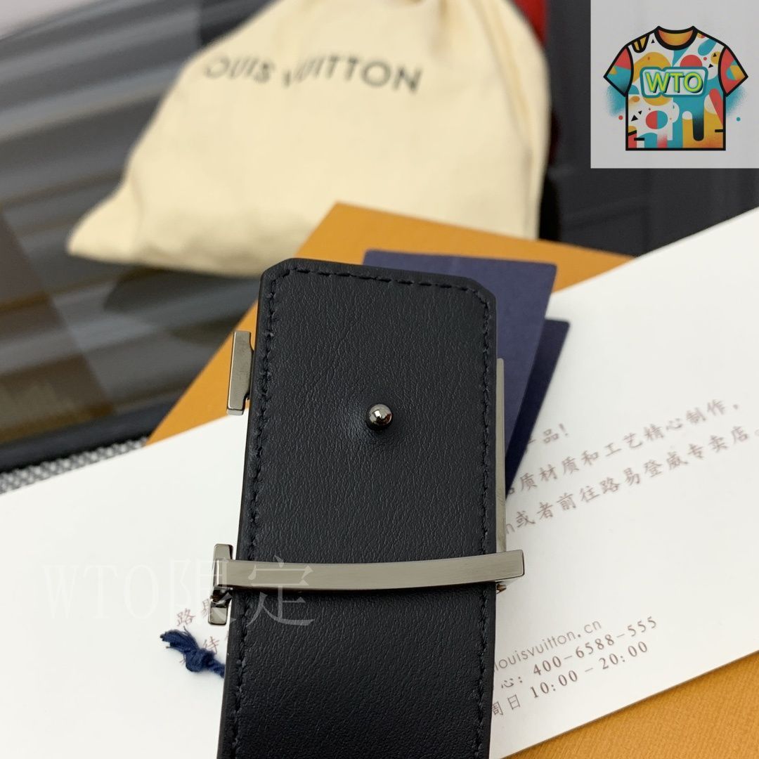今日WTO】Louis Vuitton ルイヴィトン レザーベルト-1-LS80