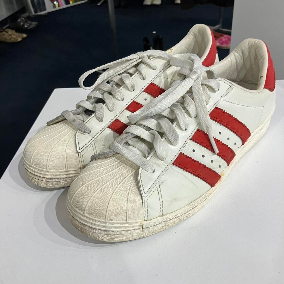 【雷市場（ポンジャン）商品韓国直送】265 adidas(アディダス) 80s スーパースター レッド
