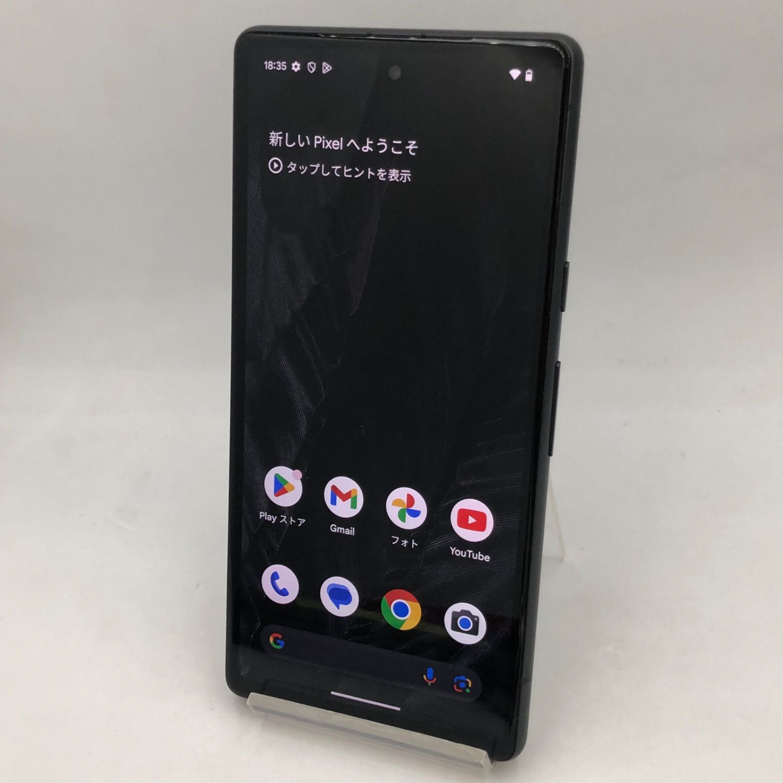 【中古】Google Pixel7a ブラック 128GB au版 SIMフリー 赤ロム保証