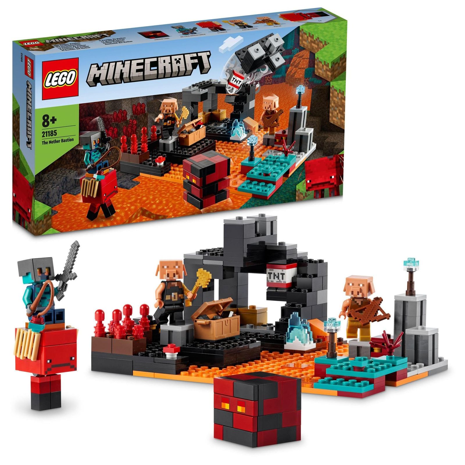 レゴ(LEGO) マインクラフト ネザーの砦 ギフト 21185 おもちゃ ブロック 誕生日プレゼント 街づくり 男の子 女の子 8歳以上 
