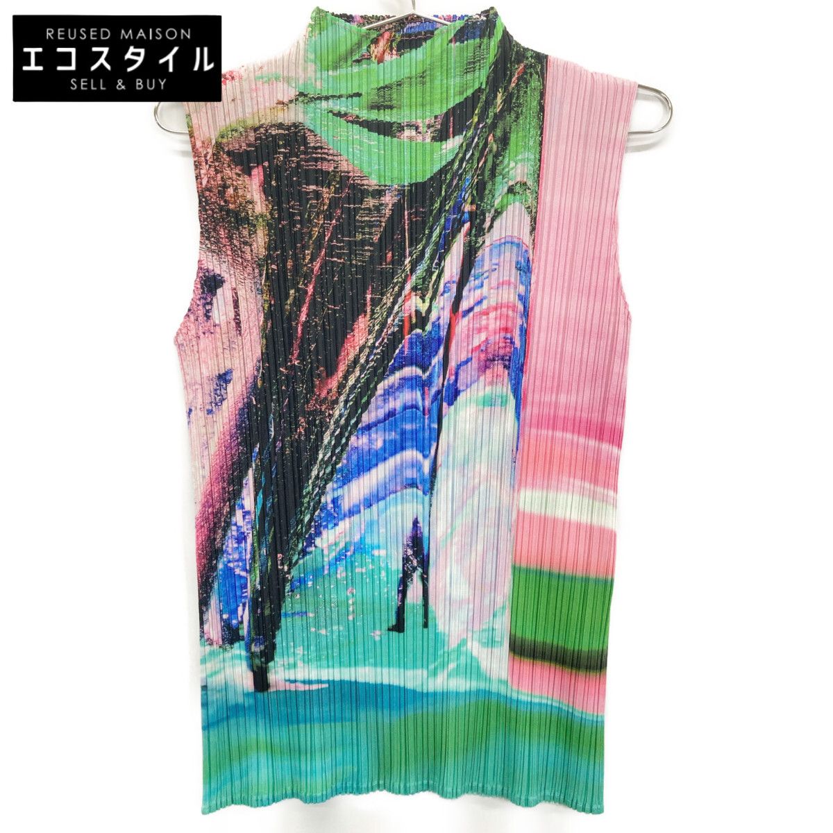 PLEATS PLEASE プリーツプリーズ 23AW PP33-JK671 ピンク TROPICAL WINTER ノースリーブトップス 3