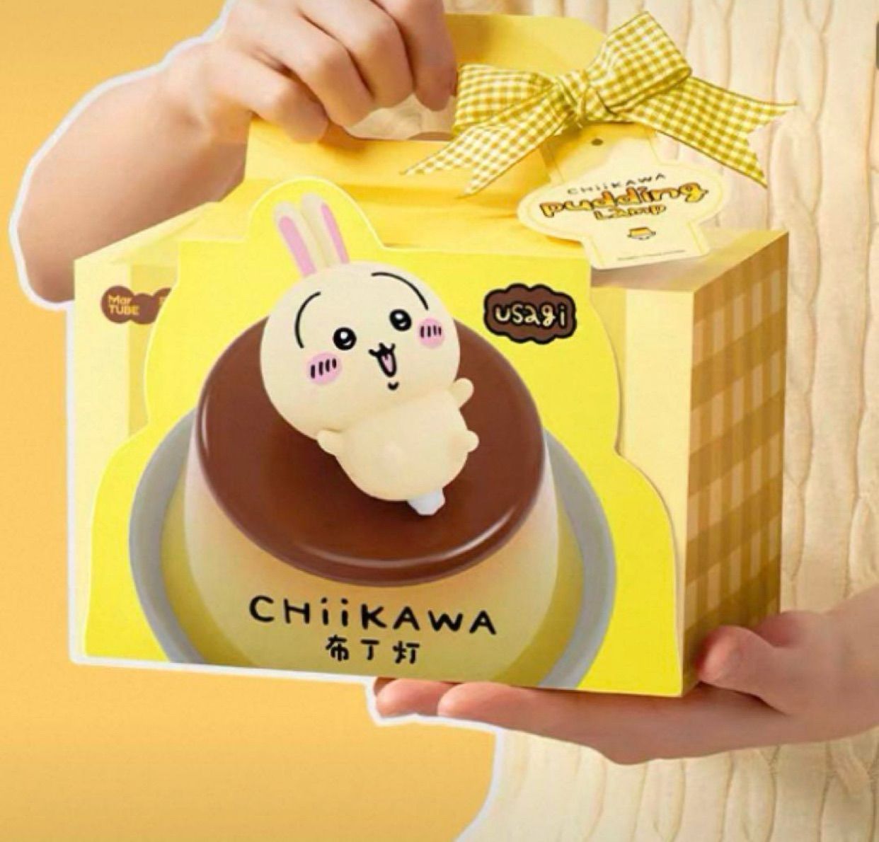 新品未使用 MarTube ×ちいかわ うさぎ プリンルームライト 中国