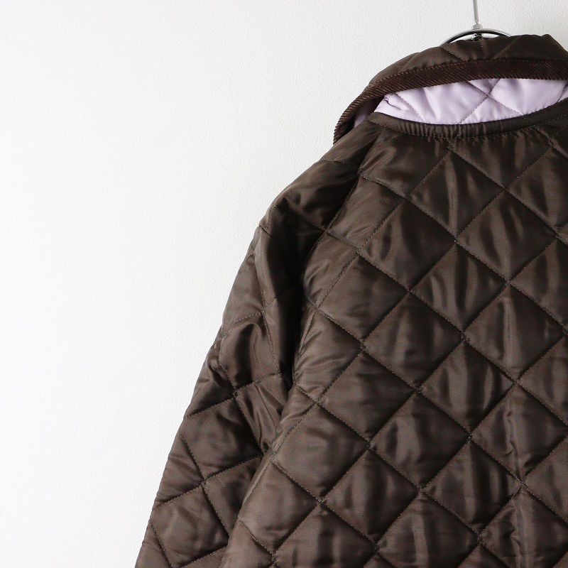 美品 ラベンハム LAVENHAM ACTON キルティングジャケット UK38/ダーク 