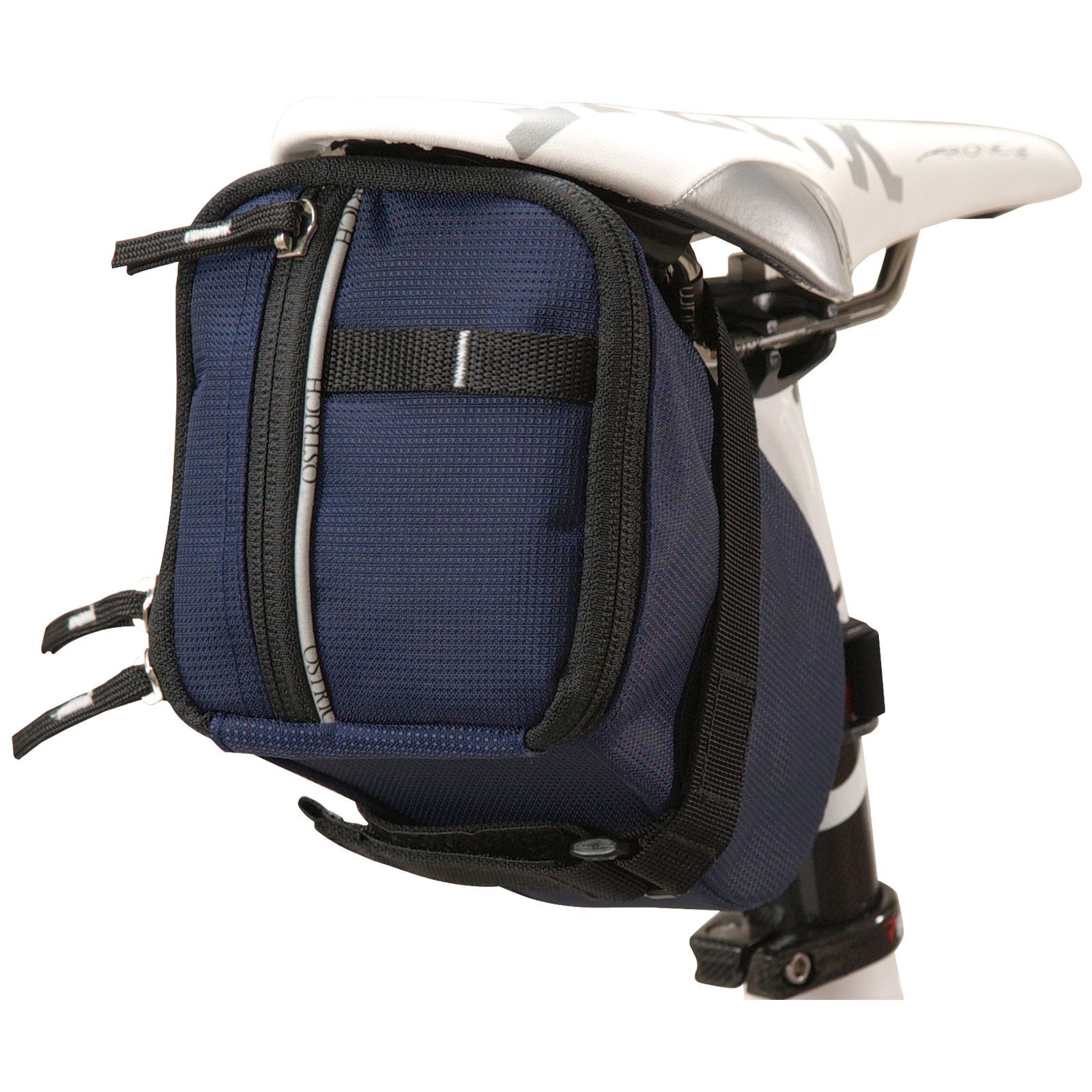 ネイビーブルー_1.2L(115×130×165mm) オーストリッチ(OSTRICH) サドルバッグ [SP-605] ネイビーブルー