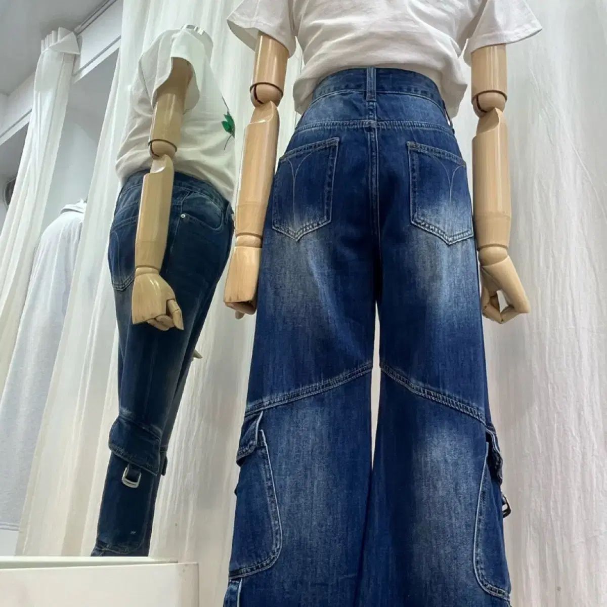 ベルト付きパンツ