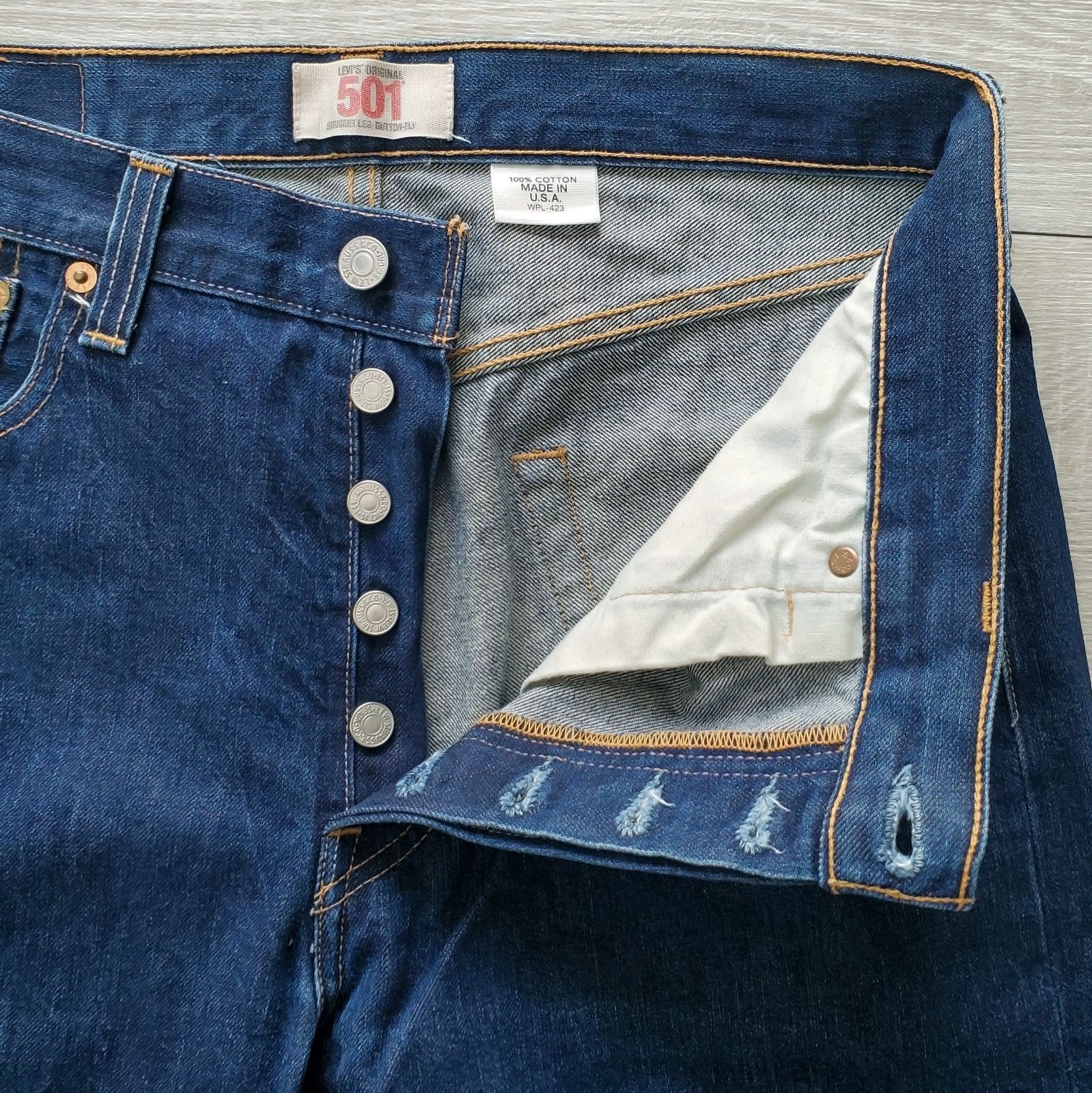 Levisリーバイス□良品 2008年 USA製 08501-0199 ストレートデニム 