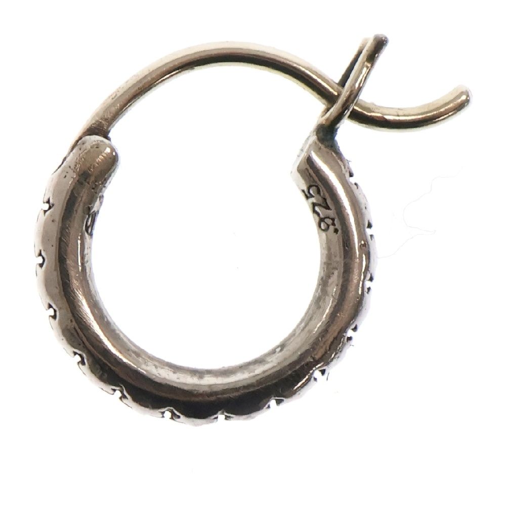 クロムハーツ HOOP TFL SML フープシルバーピアス メンズ クロムハーツ HOOP TFL SML フープシルバーピアス メンズ