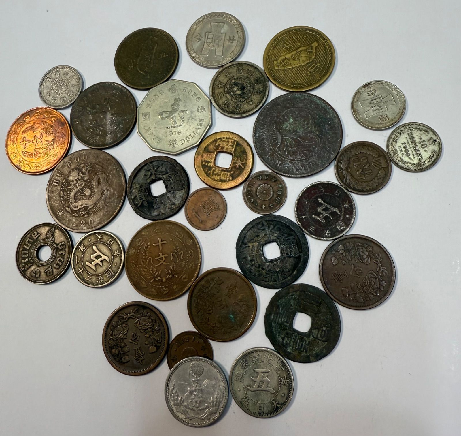 硬貨まとめて 古銭 古銭 銀貨 硬貨 まとめ 満州国 中国古銭 - メルカリ
