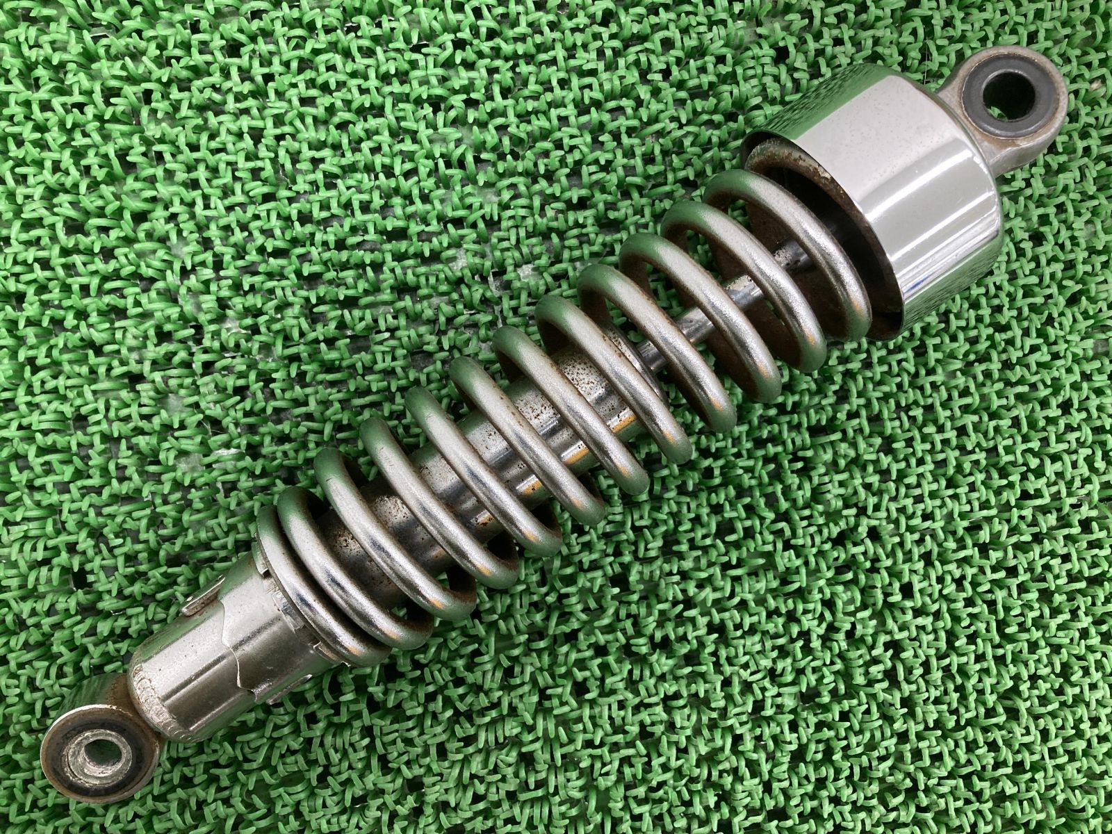 ビラーゴ250 リアサスペンション 片側 ヤマハ 純正 中古 バイク 部品 3DM XV250Virago 前期 ピッチ295ｍｍ 曲がり無し 車検 Genuine