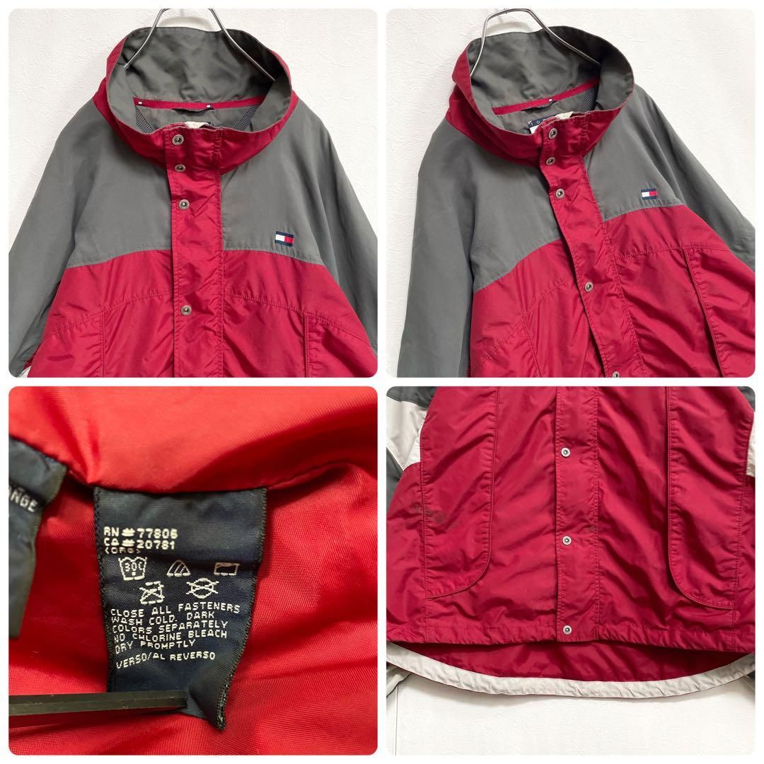トミーヒルフィガー 90s ビッグサイズ 旧タグ ナイロンジャケット XXL