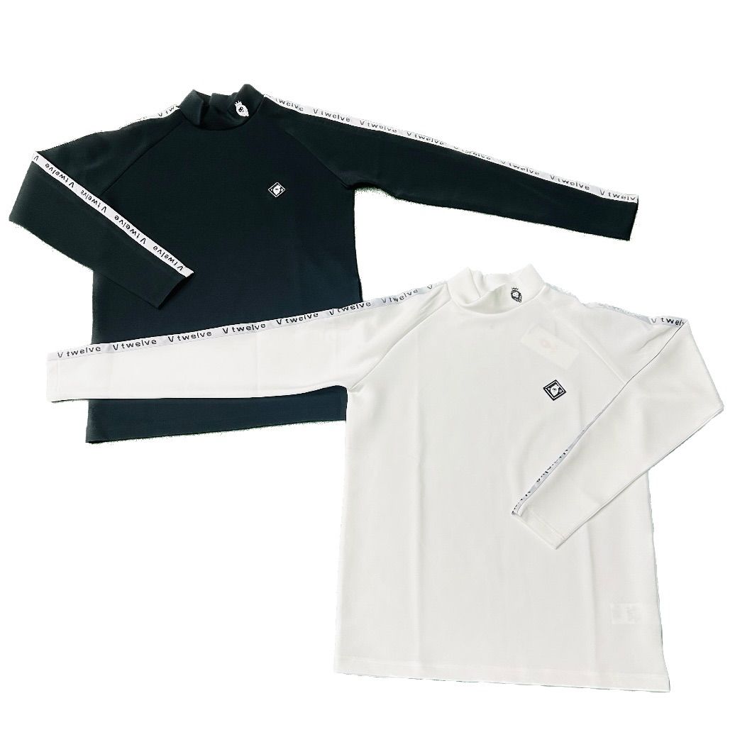 V12 LUX モックネック　Lサイズ V TWELVE ゴルフウェア モックネック メンズ V12 LUX モックネック L